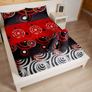 Barkaila - Sprei Set Motif Ukuran 180x200cm Elegan Minimalis
