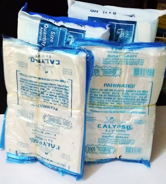 R6]CALYPSO PLASTIC 8X11 HD FOR 1KG.100PCS PER PACK/10 PACKS PER REAM ...