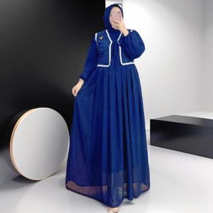 HANARA GAMIS MEWAH ELEGANT BROKAT MIX ROMPI DEWASA BAHAN CERUTI BABYDOLL SIZE XL-XLL BEST SELLER