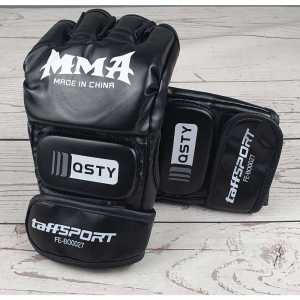 Sarung Tangan Tinju Half Finger MMA Boxing Leather Glove UFC Muay Thai