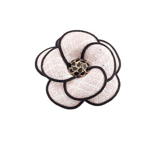 OMQAIO Vintage For Girls Party Collar Pins Korean Badge Pin Scarf Pin Backpack Decoration Women Camellia Brooches