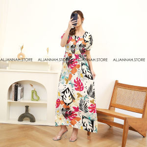 DRESS CHERRY DASTER BUSUI CHIBI TALI KANAN KIRI BUMIL