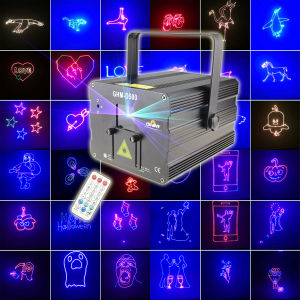 ESHINY G4A 0.5W/1W/2W APP Holiday Christmas Halloween Animation Pattern RGB Laser Lines Beam Stage Light Projector Scans DMX DJ Dance Bar Party Professional Effect Lights System Show