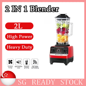 [SG Ready Stock]Blender 2L Blender Pengisar Tugas Berat High Power Food Processor Ice Smoothie Bar Fruit