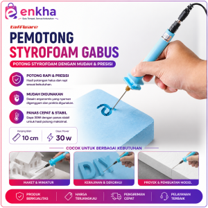 Pemotong Styrofoam Gabus Polystyrene Cutting Machine 10cm 30W untuk Kerajinan dan DIY