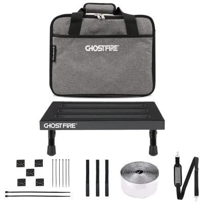 Ghost Fire Different Size Aluminum Alloy Super Light Portable Guitar Pedal Board Effect Pedalboard With Carrying Bag