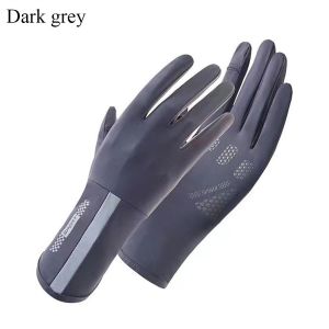 WCYC Mid-long Sunscreen Gloves Thin Elastic Sun Protection Gloves Fashion Slip Resistant Cycling Driving Gloves Women Girls