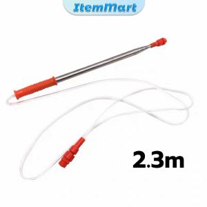 ItemMart Retractable 2.3/3.3m Spraying Rod For Hand Pressure Sprayer Outdoor Garden Pesticide Spray Rod Nozzles/Handle