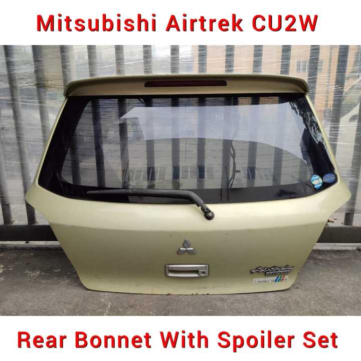 Mitsubishi Airtrek CU2W Turbo Rear Bonnet With Spoiler Set / Pintu ...