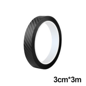 3D Carbon Fiber Film Car Sticker Anti-scratch Door Sill Strip Auto Door Edge Stickers