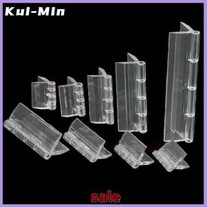 Kui-Min 10PCS Durable Clear Acrylic Folding Hinges Transparent Plexiglass Hinge 5 Sizes