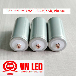 Pin lithium 32650 3.2V 6Ah 5Ah Pin sạc Lithium sắt tặng kèm ốc vít