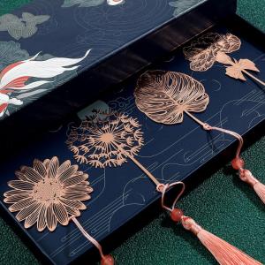 Bali ที่คั่นหนังสือแฮนด์เมดสไตล์จีนที่คั่นหนังสือดอกบัวสีทองที่คั่นหนังสือดอกทานตะวันสำหรับอ่านหนังสือคู่รักของขวัญสำหรับเพื่อน