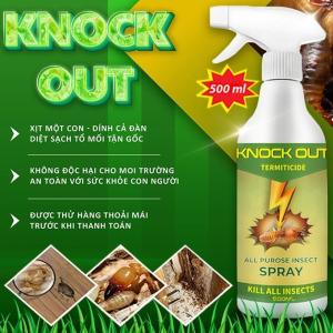 1 Chai Xịt Diệt Mối Mọt Tận Gốc Knock Out 500ml - Nguồn Gốc Thảo Mộc