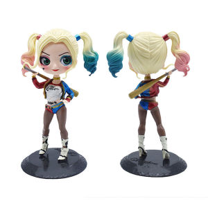 <Available> Anime 15CM Harley Quinn Action Figures PVC Big Eye Wonder Woman Princess Model Doll Girls Toy Ornaments Gift