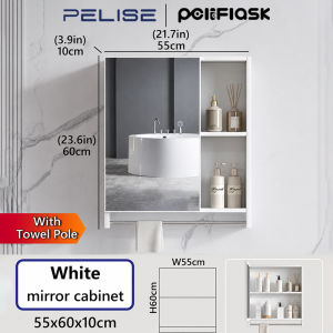 Pelise Bathroom Cabinet With Mirror Wall Mounted Lavatory Sink Set For Bathroom Sink Wash Basin