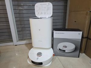 Robot hút bụi lau nhà Mijia Omni - Robot thông minh tự động giặt khăn tự động đổ rác trưng bày fullbox 95% nội địa