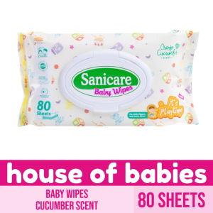 Sanicare Baby Wipes Its Playtime 80 Sheets