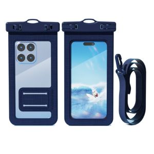 GUDAN Long Lanyard Mobile Phone Waterproof Bag Transparent Songkran Underwater Dry Bag Smartphone Accessories Colorful Swimming Waterproof Phone Bag Swimming
