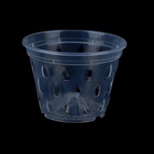 [COD] dgheg 1Pc Flowerpot Garden Planter Drainage Pots with Holes Transparent Orchid Baskets Plastic Breathable Flower Pots Accessories