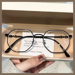 (GENTLE MOSCOT) Korean Anti Blue Radiation Eyeglasses Frame Men Fashion Myopia Graded Glasses for Women