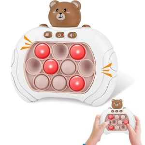 Pop It Game Machine Rabbit Bear Quick Push Game Fast Push Pop It Toys Fidget Toy Stress Reliever Toy