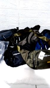 Waistbag pria bahan kanvas waterproff/Selempang pria bahan kanvas waterproff