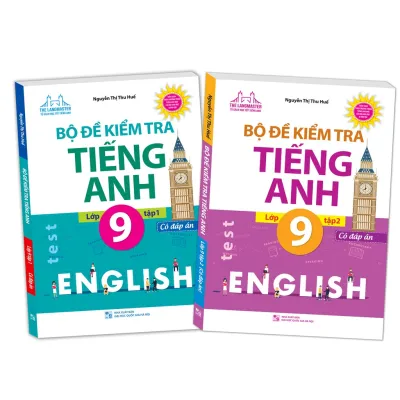 Sách - Combo Bộ Đề Kiểm Tra Tiếng Anh Lớp 9 (Trọn Bộ 2 Tập)
