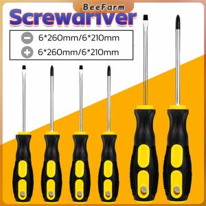 B.F. Flat And Phillip Screwdriver Magnetic Tip Flexible Soft Handle Screw Driver High Quality Tool