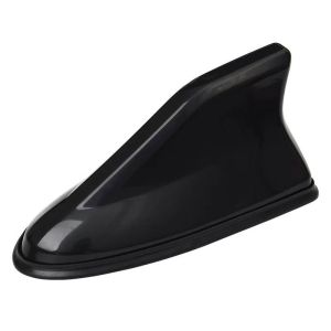 New Improved Car Shark Fin Antenna Carbon Fiber Look Universal Radio Signal Antenna For All Car Roof Waterproof FM Signal