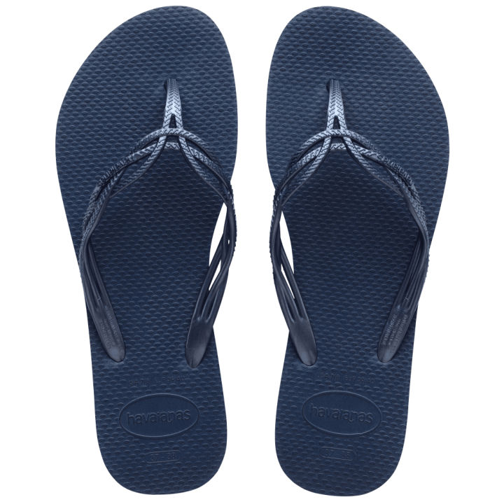 Havaianas Women Flash Sweet Flip Flops (Indigo Blue) | Lazada PH