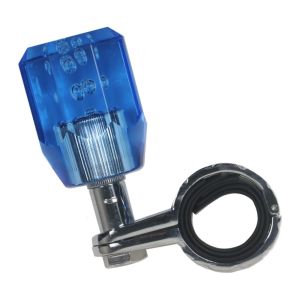 TUO29 360° Bearing Steering Wheel Spinner Knob Octagonal Design Acrylic Crystal Material Power Steering Aid Easy Install Smooth Rotating Acrylic Crystal Knob Car Steering