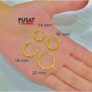 Anting Gipsy Bambu Aksesoris Fashion Wanita Model Elegan Simple | PUSAT TIMUR