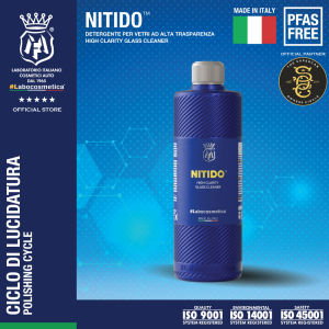 Labocosmetica NITIDO 500ml (High clarity glass cleaner)-Anti Dust Formula