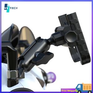 [Vktech] Motorcycle Phone Mount Anti-Shake Shockproof Navigation Bracket with Easy Mounting System