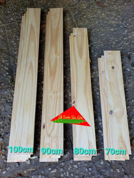 Gỗ thông tấm dày 1.3cm x rộng 10cm x dài 120cm, 100cm, 90cm, 80cm, 70cm ...