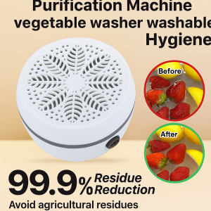 Automatic Vegetable Washing Machine Ultrasonic Food Cleaner Household Fruit And Vegetable Disinfection Machine