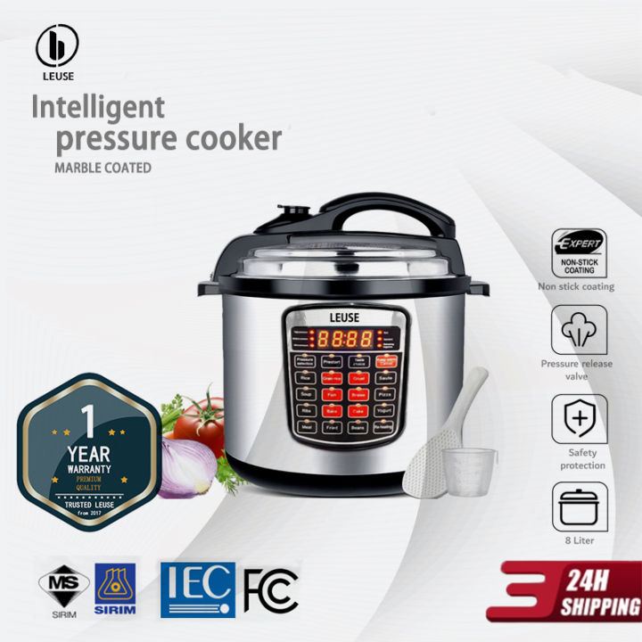 Pressure Cooker Stainless Steel Pot Rice Cooker (6L) Pressure Cooker