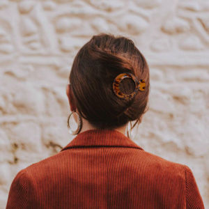 [SG | Super Firm] Resin Light and Tight Small Side Hair Claw Translucent Hair Comb Clip for Medium to Thin Hair