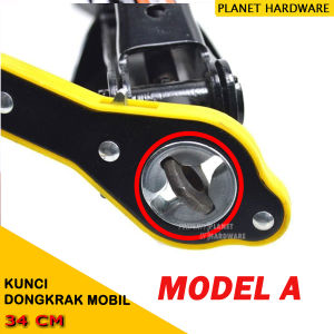 Kunci Dongkrak Mobil Universal Jack Ratchet Wrench Wheel Lug Wrench