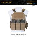 เสื้อเกราะ FCPC V5 Tactical Vest ( Wosport ) วัสดุผ้า Cordura 500D มาพร้อมซองแม็ก 5.56 ด้วยกัน 3 ช่อง. 