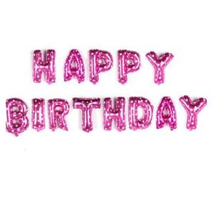 Happy Birthday Balloon Letter Alphabe Rose Gold Foil Balloon Wedding Party Birthday Decoration Adult Kids