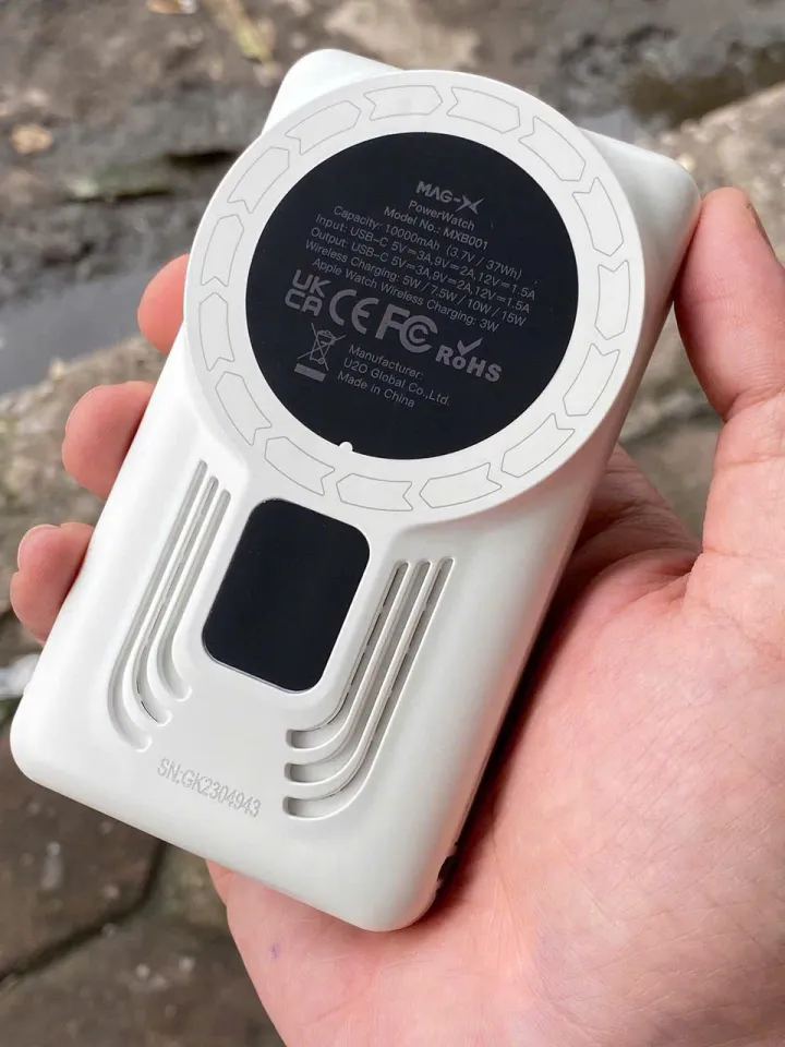 Pin sạc dự phòng sạc nhanh không dây từ tính tích hợp sạc đồng hồ