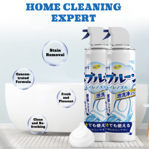Toilet cleaner for stains deodorizing anti-odor anti-splash water toilet bubble mousse scale dirt remover
