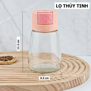 Hũ Nhựa Đựng Gia Vị Bằng Nhựa Dạng Bấm Nút Định Lượng Lọ Gia Vị Rắc Bột Nhỏ Gọn Thân Trong Suốt Tiện Lợi Cho Nhà Bếp