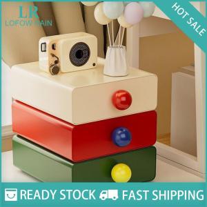 LF Wholesale✨Flash Sale ✨ Máy tính để bàn lưu trữ ngăn kéo Stackable kéo ra lưu trữ hộp màu tương phản ngăn kéo tổ chức văn phòng đồ lặt vặt văn phòng phẩm lưu trữ trường hợp
