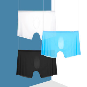 CMENIN  3Pcs Fashion Ice Silk Men Underpants Boxers Shorts Quick Dry Trunk Man Underwear Boxer Mens Panties For men MR8052