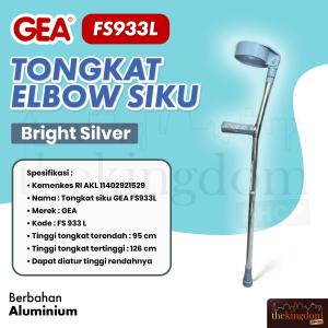 GEA FS933L Tongkat Elbow Siku Alat Bantu Jalan Siku Tangan Crutch