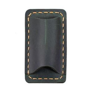 PU Leather Pen Holder 1.6x2.87Inch Leather Pen Holder with Pocket Clip Notebook Pen Holder for Journal Planner Clipboard