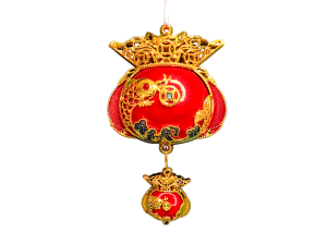 2026 Handcrafted CNY Decorative Garlic with fairy lights. Choose your preferred ornament! Suitable for new shop opening or interior hanging.